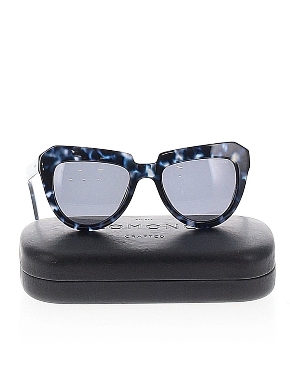Komono Blue&Black Sunglasses with Hard Case BNWT